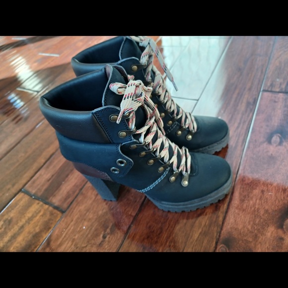 See by Chloe ankle platform hiking boots size 9 - Picture 4 of 5